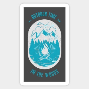 Outdoor Time in the Woods Sticker